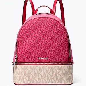 Michael Kors Backpack in Pink & Cream
